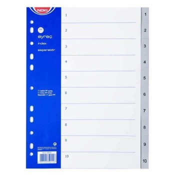 NOKİ AYRAÇ PP 1-10 RAKAM