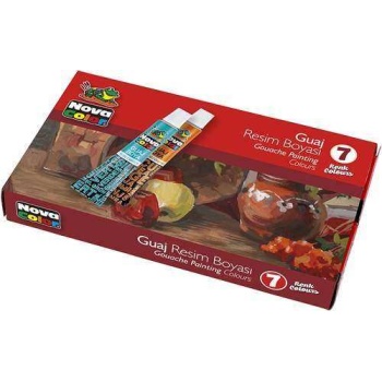 NOVA COLOR GUAJ BOYA TÜP 7Lİ
