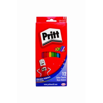 PRITT BOYA KALEMİ 12 RENK KARTON KUTU