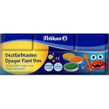 PELİKAN METAL KUTULU SULU BOYA 12 RENK