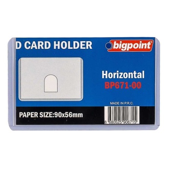 Bigpoint Kart Kabı Şeffaf 90x53mm
