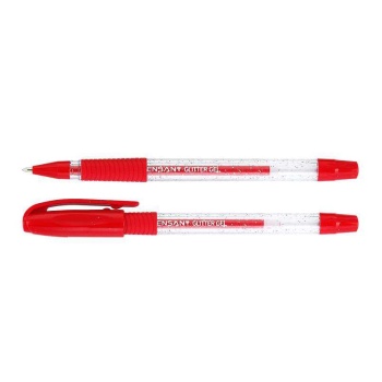 PENSAN GLITTER SİMLİ JEL KALEM 1 MM KIRMIZI