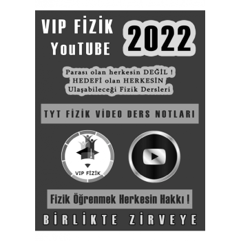 VİP FİZİK TYT BÜYÜK BOY SİYAH BEYAZ