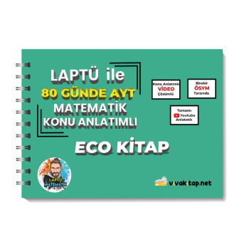 Laptü AYT Matematik Konu Kitabı  Eko Boy Renkli.