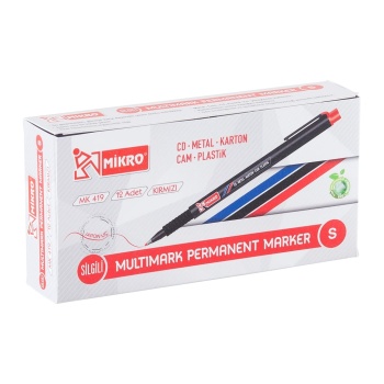 AIHAO CD KALEMİ KIRMIZI (S) 12Lİ (AH 419)