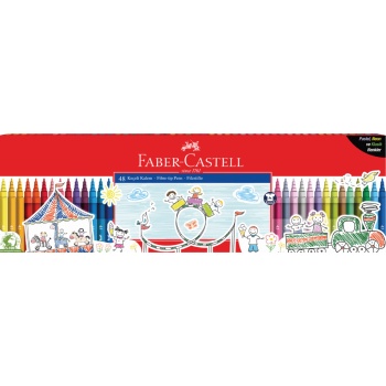FABER KLASİK KEÇELİ KALEM 48Lİ