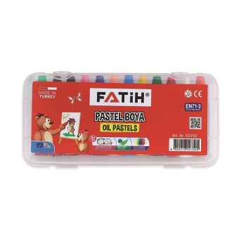 FATİH PASTEL BOYA 12 RENK KİNG SİZE (ÇANTALI)