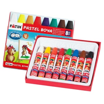 FATİH PASTEL BOYA 8 RENK KİNG SİZE