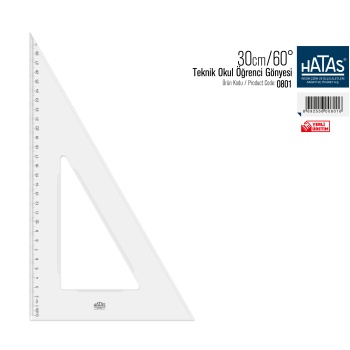 HATAS TEKNİK OKUL ÖĞRENCİ GÖNYESİ 30 CM / 60