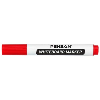 PENSAN 4800-1 YUV.UÇ BEYAZ TAHTA KALEMİ KIRMIZI