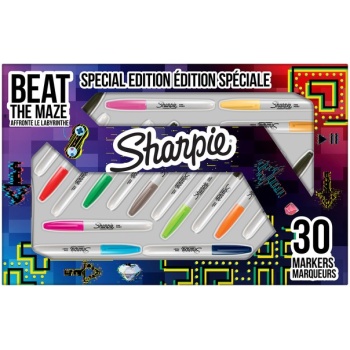 SHARPIE PERMANENT MARKÖR (F) 30LU LABİRENT