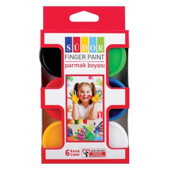 SÜDOR PARMAK BOYASI SET 30ML 6LI