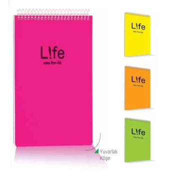 ÇINAR LIFE BLOKNOT A5 40 YP ÇİZGİLİ