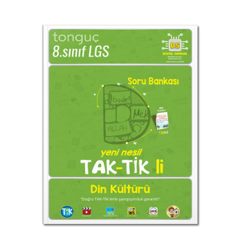 8. Sınıf Din Kültürü ve Ahlak Bilgisi Taktikli Soru Bankası