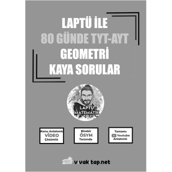 Laptü Geometri Kaya Sorular Siyah Beyaz