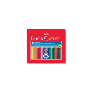 FABER KURU BOYA GRIP 2001 METAL KUTU 24 RENK
