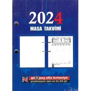 GÜRPAŞ BLOK MASA TAKVİMİ
