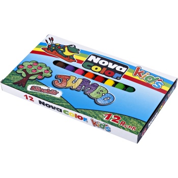 NOVA COLOR MUM BOYA JUMBO 12Lİ