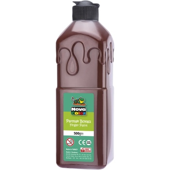 NOVA COLOR PARMAK BOYASI 500GR KAHVE
