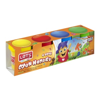 LETS L8240 4LÜ ANA RENK OYUN HAMURU 300 GR.