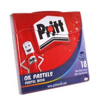 PRITT PASTEL BOYA 18 RENK ÇANTA