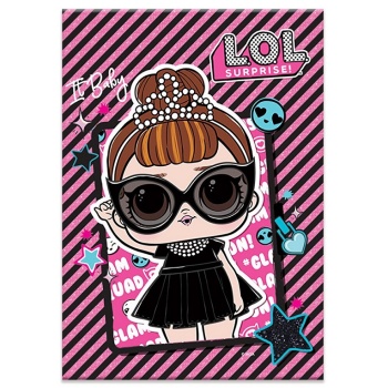 KESKİN DEFTER A5 40YP KARE L.O.L. CAM KIRIKLI