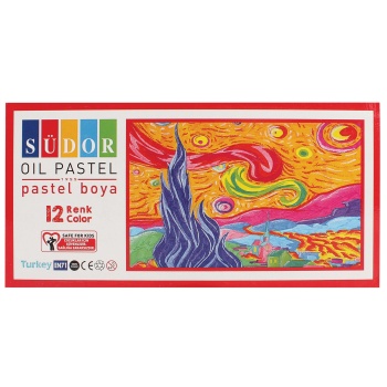 SÜDOR PASTEL BOYA 12 RENK