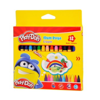 PLAY-DOH CRAYON MUM BOYA SİLİNEBİLİR 12 RENK