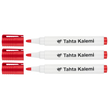 Lotte Tahta Kalemi 3lü Kırmızı