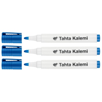 Lotte Tahta Kalemi 3lü Mavi