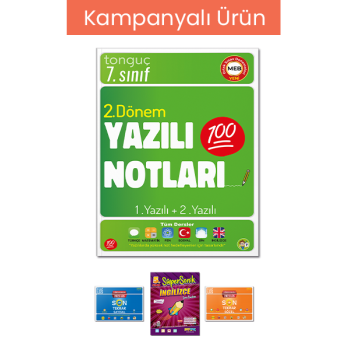 7. Sınıf Yazılı Notları 100 lü Paket (20 Kitap Hediyeli)