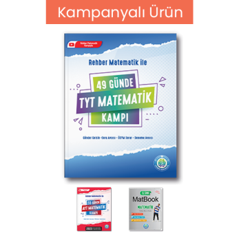 49 Günde TYT Matematik Kampı-50 li Paket (15 Kitap Hediyeli)
