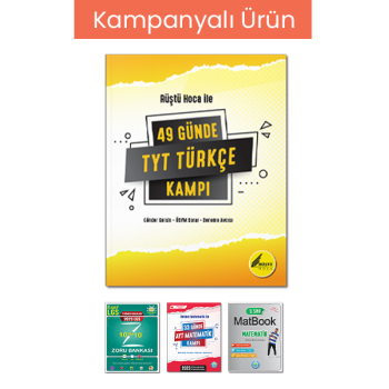 49 Günde TYT Türkçe Kampı-50 li Paket (14 Kitap Hediyeli)