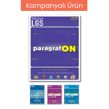 ParagrafON - 567. Sınıf ve LGS-50 li Paket (12 Kitap Hediyeli)