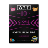 AYT Sosyal Bilimler-2 Çıkmış Sorular Tıpkı Basım 10 Deneme Ünlüler Karması