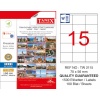 TANEX LAZER ETİKET (70x56) (100LÜ)