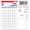 TANEX OFC OFİS ETİKETİ 12x17 BEYAZ (10LU)