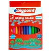Bigpoint Keçeli Kalem 12li Set (Karton Kutulu)