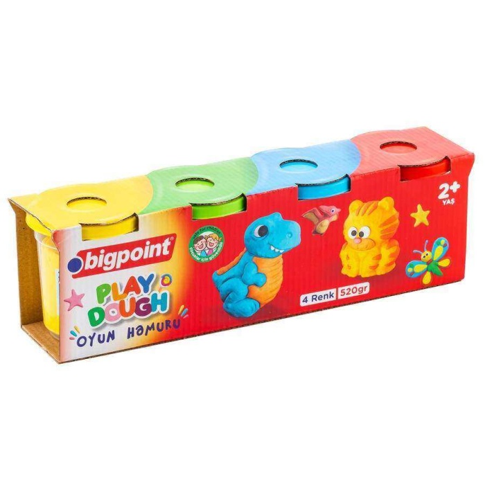 Bigpoint Oyun Hamuru 4lü Set 520 Gram