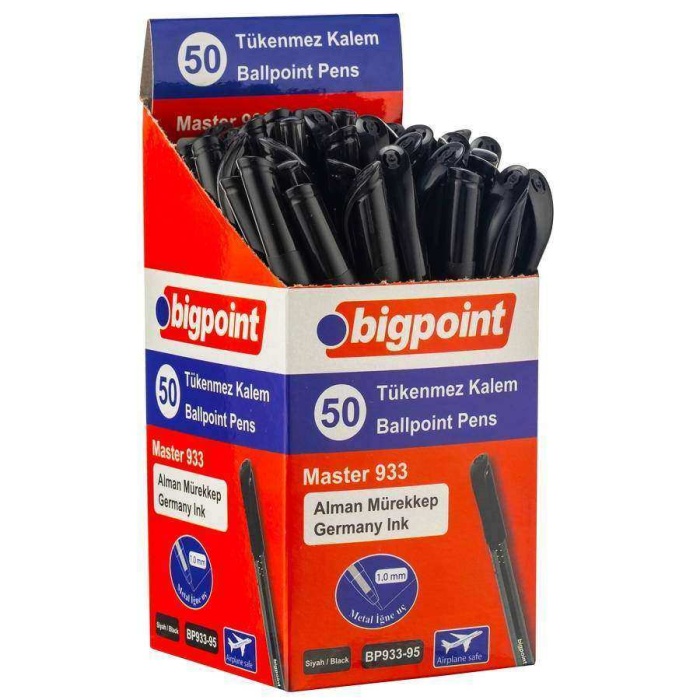 Bigpoint Tükenmez Kalem Master 1.0mm Siyah