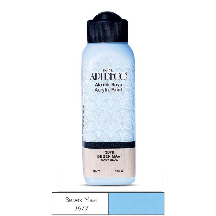 ARTDECO AKRİLİK 140ML BEBE MAVİ