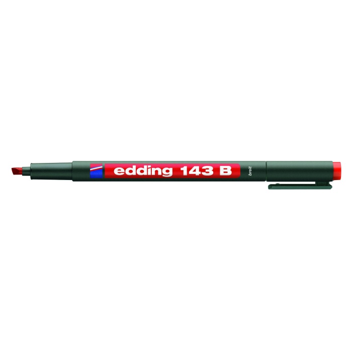 EDDING (E-143B) ASETAT KALEMİ KIRMIZI