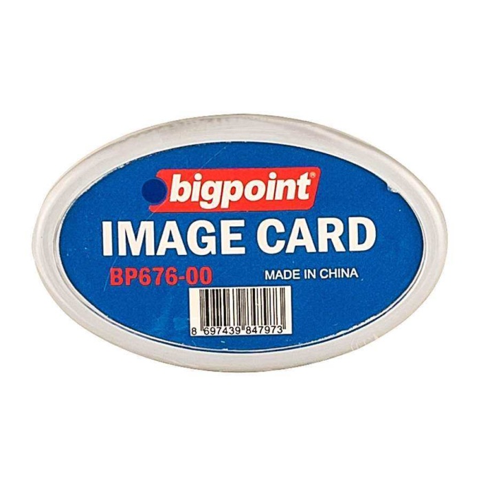 Bigpoint Akrilik İsimlik Oval Şeffaf