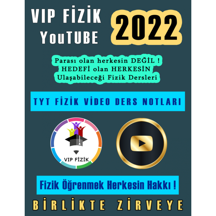 VİP FİZİK TYT BÜYÜK BOY RENKLİ