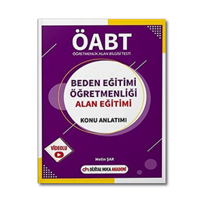 2022 ÖABT Beden Eğitimi Öğretmenliği Alan Eğitimi Videolu Konu Anlatımı Dijital Hoca Akademi