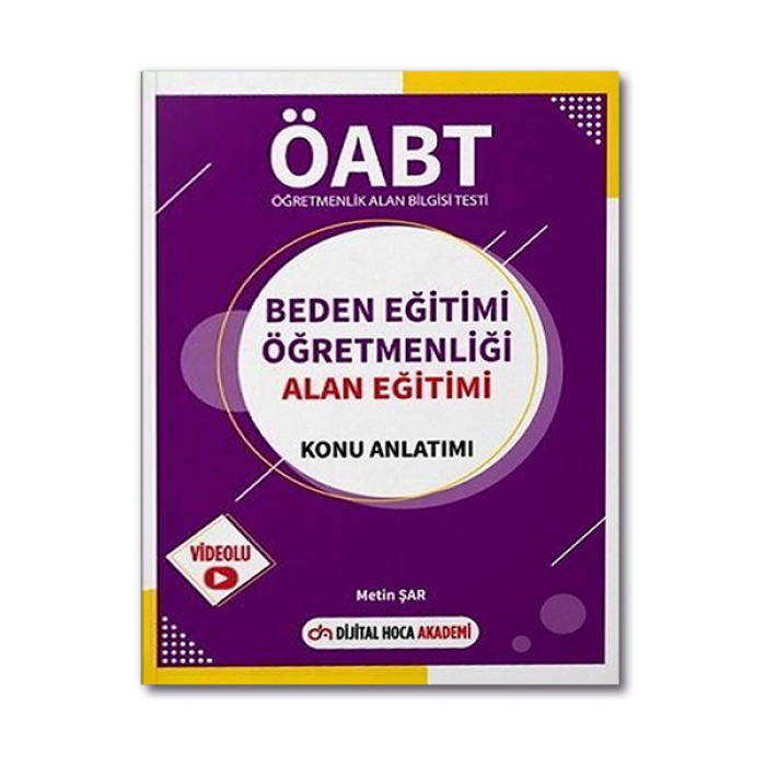2022 ÖABT Beden Eğitimi Öğretmenliği Alan Eğitimi Videolu Konu Anlatımı Dijital Hoca Akademi