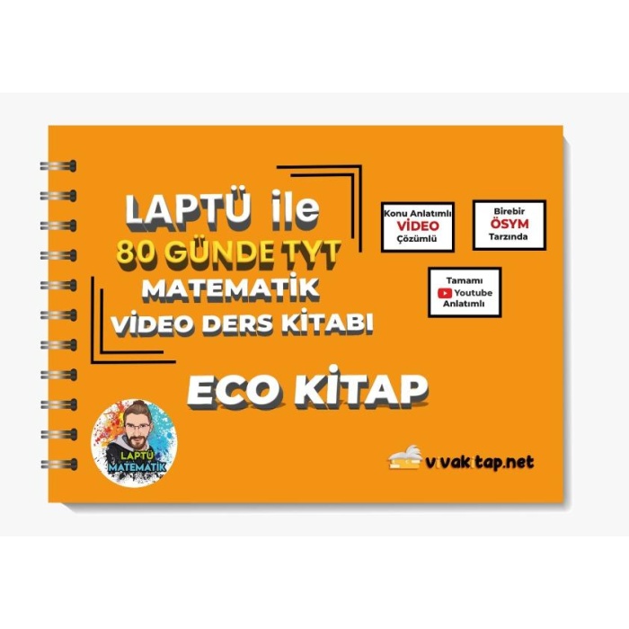 Laptü 80 Günde TYT Matematik  Eko Boy Renkli Tüm Kitap