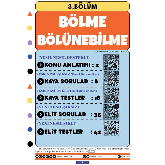 Renkli Laptü 80 Günde TYT Matematik Tüm Kitap