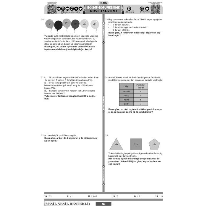 Siyah Beyaz Laptü 80 Günde TYT Matematik Tüm Kitap Spiralli