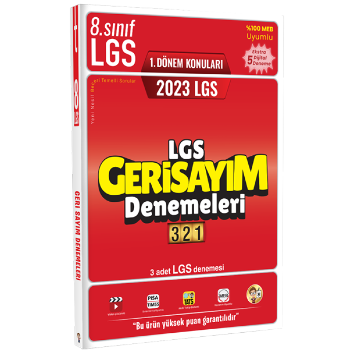 2023 LGS 1. Dönem Geri Sayım Denemeleri 3